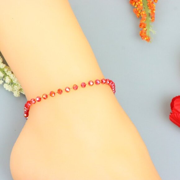 "Handmade Anklet – A Stylish Choice for Women, Thoughtful Gift Idea, EVCH1184 - Picture 6 of 8